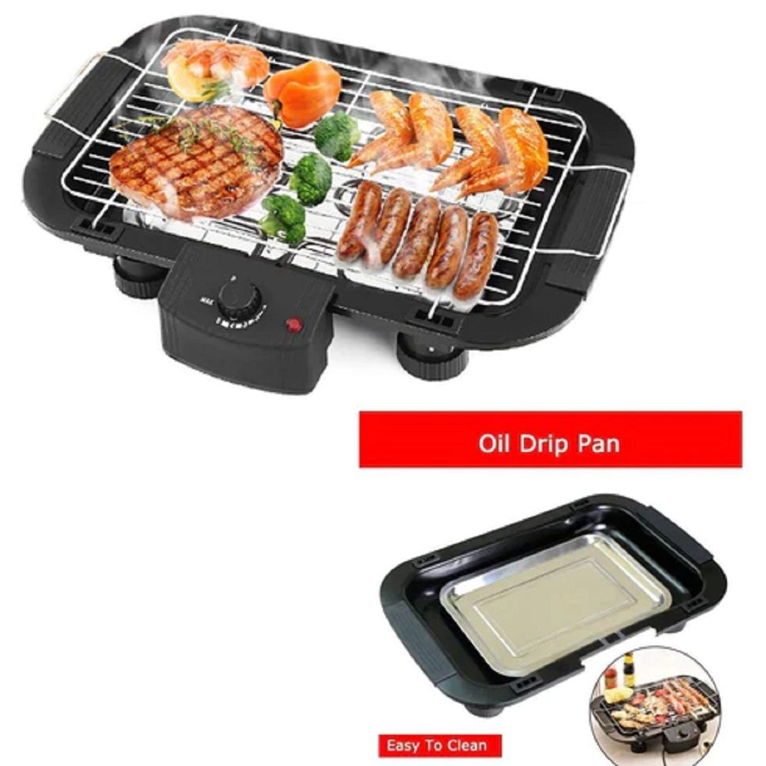 Smokeless Electric Indoor Barbecue Grill 2000W