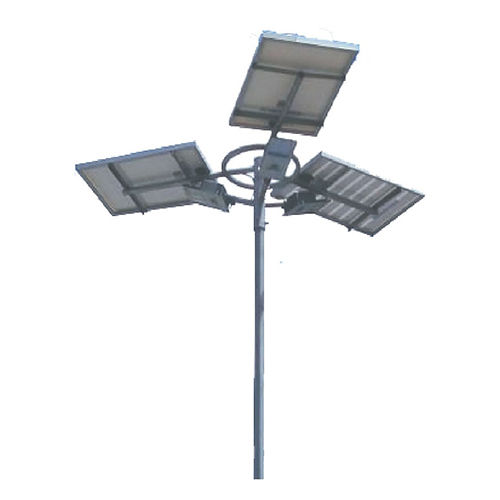 Grey 42 Watt Triple Arms Solar Mini High Mast