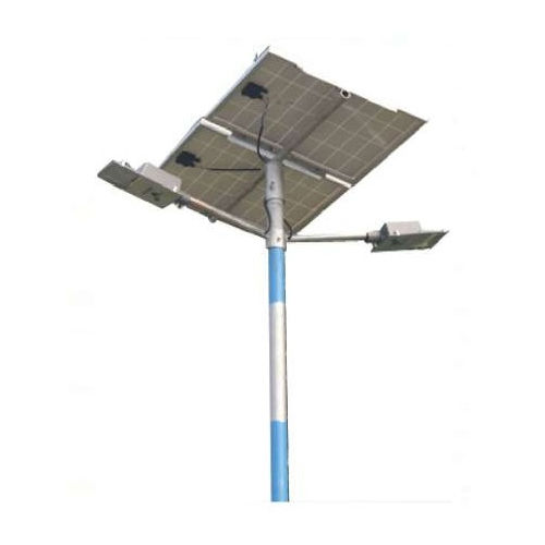 Grey 24 Watt Double Arm Solar Street Light At Best Price In Kolkata Raimond Solar Pvt Ltd 