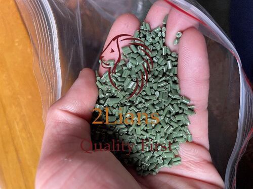 Pet Recycled Pellet Green Color