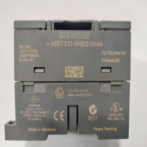 SIEMENS 6ES7 232-0HB22-0XA0 ANALOG OUTPUT MODULE