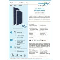 Renewsys Deserv 335 Wp DCR PV Solar Modules