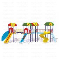 Outdoor FRP Multi Activity Play Station