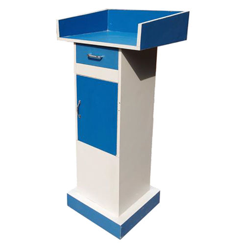 White And Blue Podium