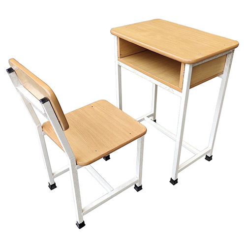 School Single Desk And Chair