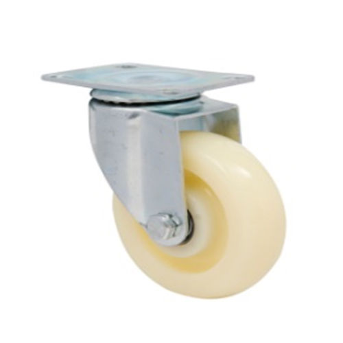 Cream & Gray Pp Swivel Caster Wheel