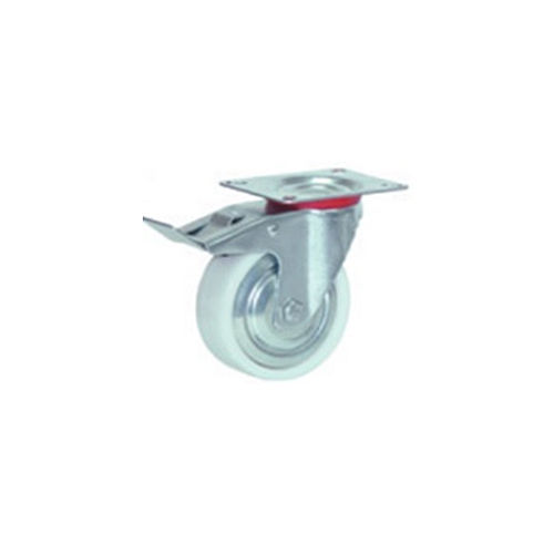 Gray Pp Light Duty Brake Caster Wheel