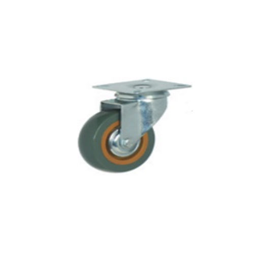 Gray Single Ball Bearing Swivel Grey Caster Wheel