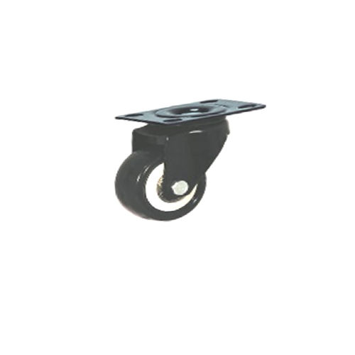 Gray Pvc Swivel Black Caster Wheel