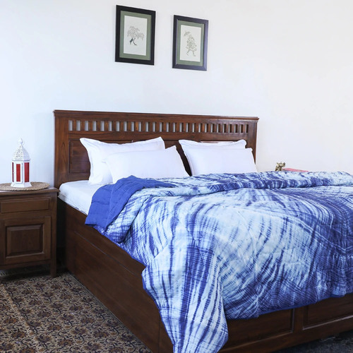 TIE AND DYE COTTON DOUBLE BED JAIPURI RAZAI