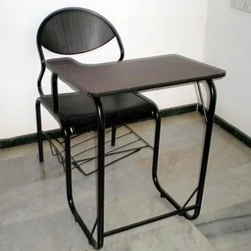 Durable Student Chair With Full Writing Pad