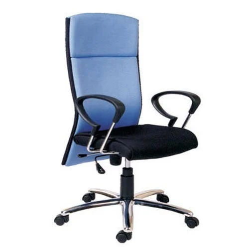 High Back Executive Chair - Color: Blue And Black