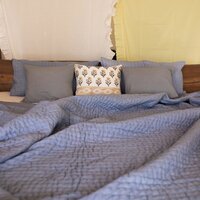 JAIPURI GREY COLOR DOUBLE BED RAZAI PURE COTTON QUILT