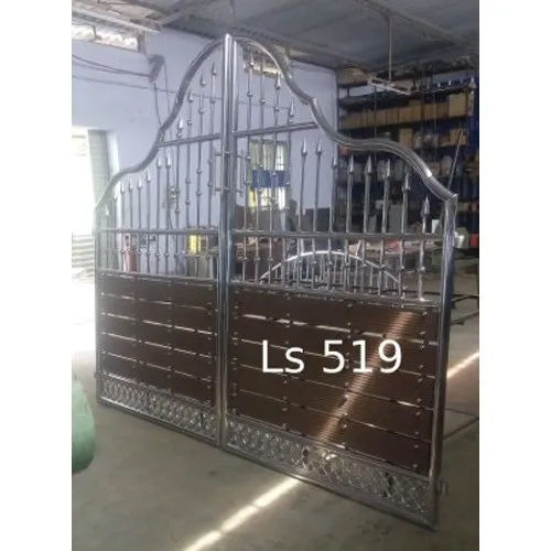 Ls 519 Stainless Steel Gate Dimension(L*W*H): 8X15 Feet Foot (Ft)