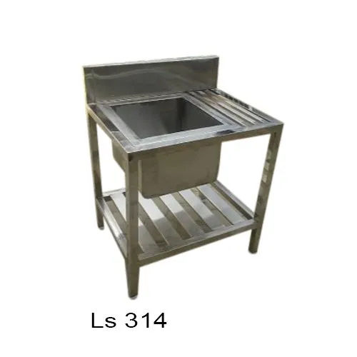 Free Standing SS Single Sink