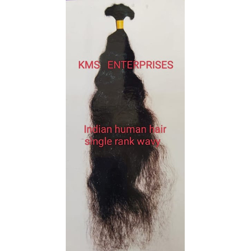 Single Rank Wavy Indian Human Hair