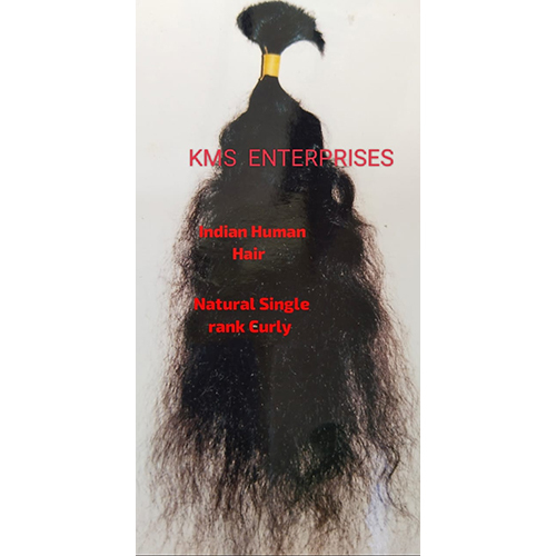 Natural Single Rank Curly Human Hair Application: Profesional