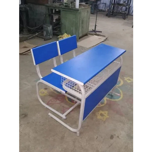 Ls 228 Dual Desk Bench - Color: Blue