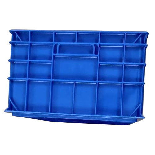 600 400 220mm Complete Closed Plastic Crate - Color: As Per Availability