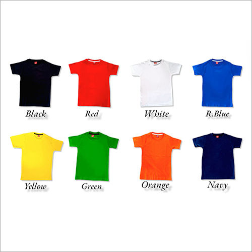 Kids Plain T Shirts - Gender: Boy