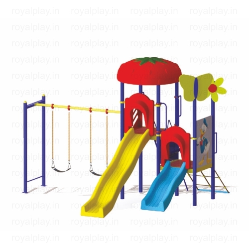 Multi Activity Play Station  Spiral Slide