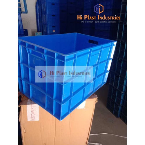 Blue Plastic Milk Crates at 510.00 INR in Ahmedabad | Hi Plast Industries