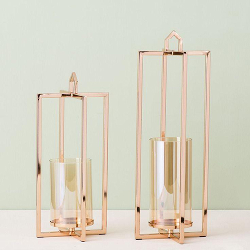 Copper Finish Lantern
