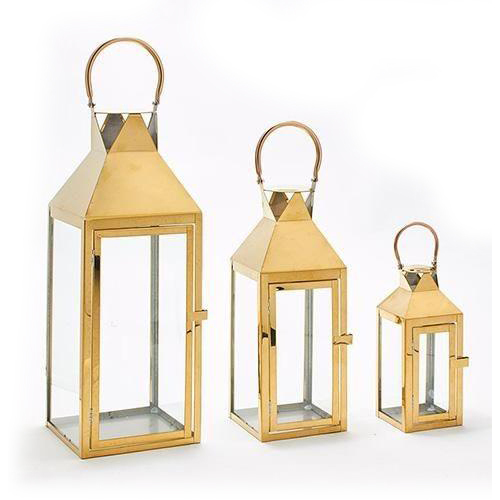 Brass Finish Lantern