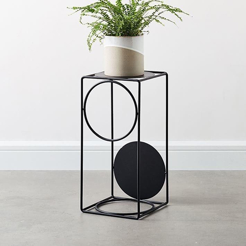 Black Coated Planter Stand