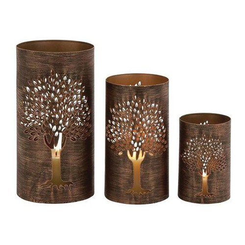 Antique Finish Tea Light Votive