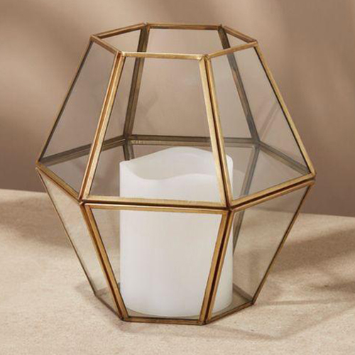 Brass Stripped Votive