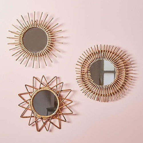 Gold Finish Decorative Mirror