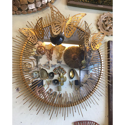 Golden Wall Art Mirror