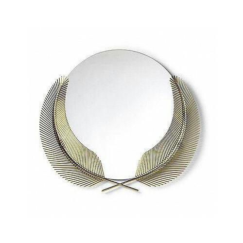 Golden Designer Wall Art Mirror