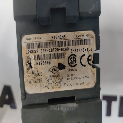SIEMENS 6ES7 222-1BF20-0XA0 DIGITAL OUTPUT MODULE