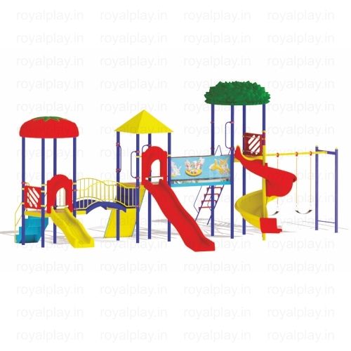 Multi Activity Play Station with Spiral Slide For Children