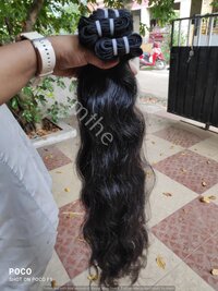 Fresh Temple Black Body Wavy Human Hair Extensions