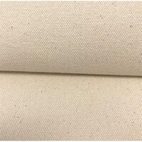 White Cotton Canvas Fabric