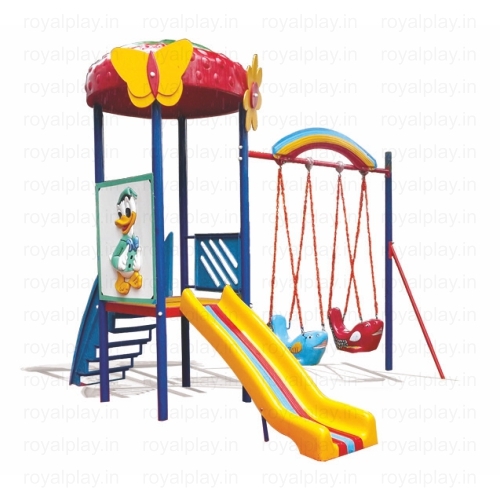 Multi Activity Play Station with Spiral Slide