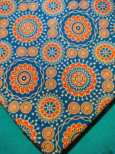BEAUTIFUL BLOCK PRINT AJRAKH SOFT COTTON FABRIC