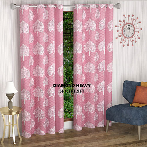 9 Ft Diamond Heavy Window Curtain