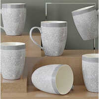 The Earth Store Grey Fizz Coffee Mug Set of 6