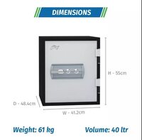 Godrej Safire 40L Digital Home Locker