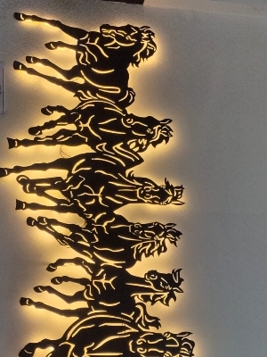 Acrylic lighting wallpapers