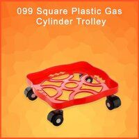 Square Plastic Gas Cylinder Trolley