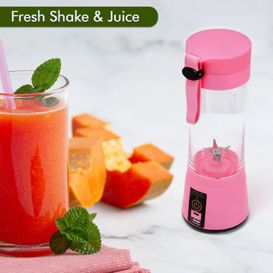 Portable Usb Juicer 6 Blade