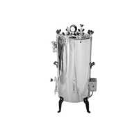 Fully SS Double Walled Vertical Autoclave