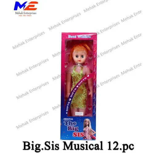 Multicolor Princess Musical Doll