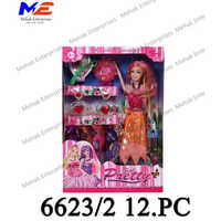 Pretty Princess Barbie Doll - Plastic, 13x10.5x3 Inches | Designed For 6 Years & Crafted With High-quality Materials For Endless Play