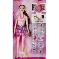 SillyMe Fashion Designer Doll Dress Up Kit - Doll Set for Girls (Pink)